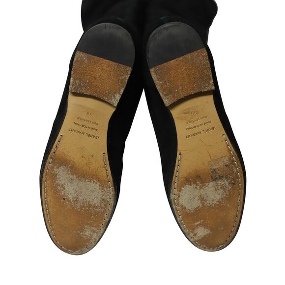 Isabel Marant Thigh High Boots in Black Suede - Picture 5 of 7